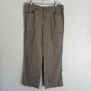 Y2K‎ LOWRISE BROWN STRIPED TOMMY HILFIGER CARGO PANTS